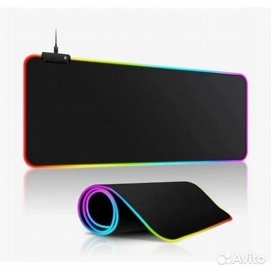 Коврик для мышки с RGB подсветкой 30х80