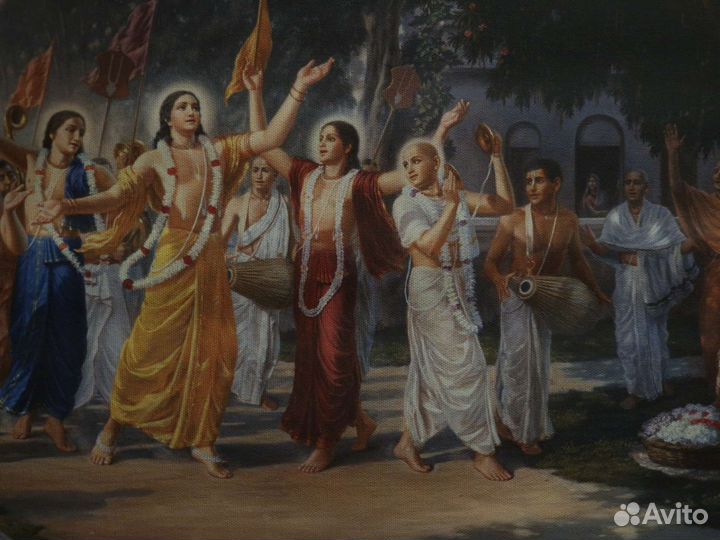 Постер холст вайшнавская атрибутика