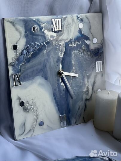 Часы из эпоксидной смолы