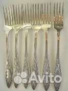 Вилки пламя мельхиор Кольчугино