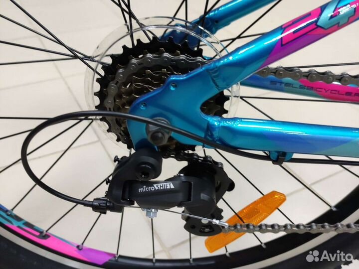 Велосипед 24 Stels Navigator 420 V морская волна