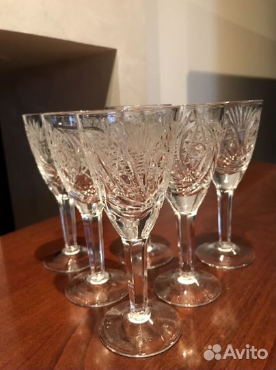 Хрустальные рюмки винтаж СССР