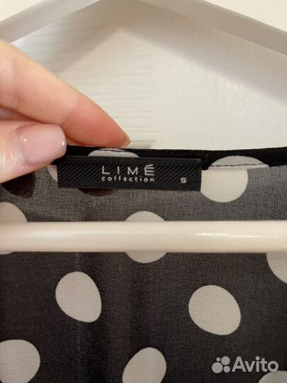 Платье lime в горошек