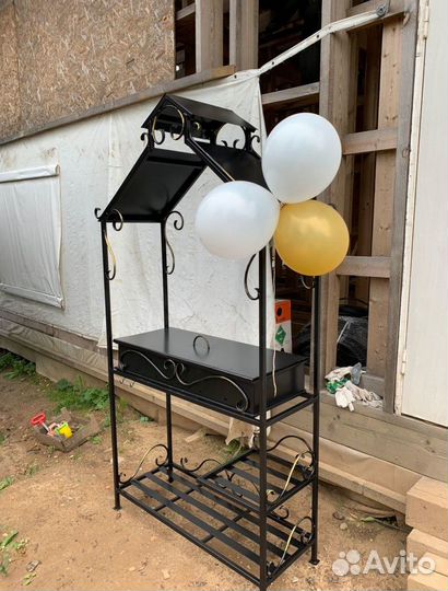 Мангал с крышей