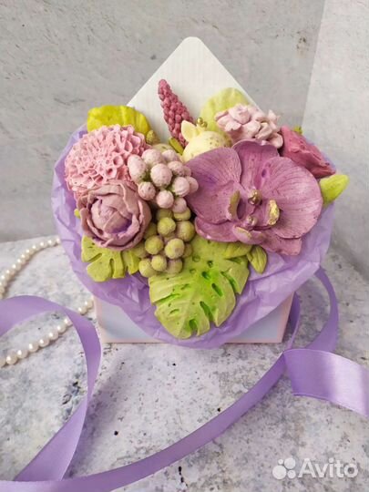 Зефирная композиция с шоколадо на 1 сентября