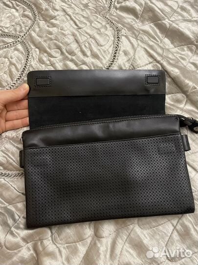 Барсетка кожаная мужская