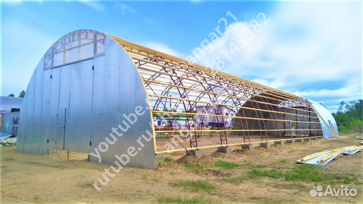 Ангар под ключ 742,5 м2