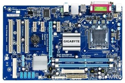 Материнские платы gigabyte s 775 DDR1-2