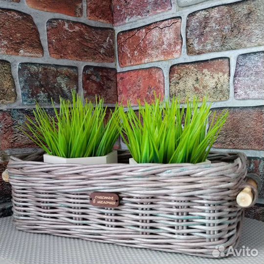 Корзина плетеная