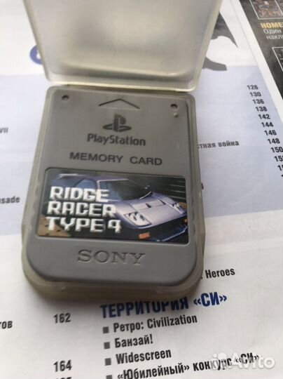 Карты памяти для sony PlayStation