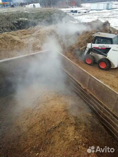 Навоз конский в мешках и валом