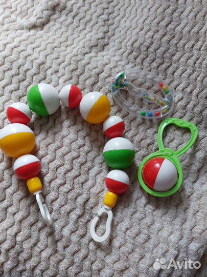 Погремушка,прорезыватель,игрушки д/куп
