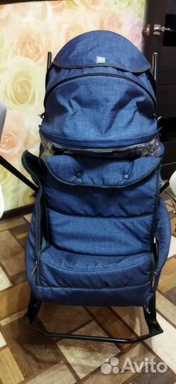 Детские санки коляска