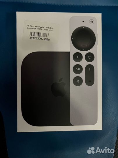 Тв Приставка Apple TV 2022 128 Gb Wi-Fi + Ethernet