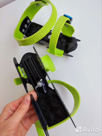 Коньки раздвижные на обувь двухполозные