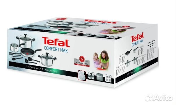 Набор посуды Tefal Comfort Max Set 11шт. Новая