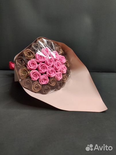 Букет - 29 Роз из Настоящего Шоколада
