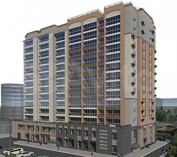 3-к. квартира, 93,3 м², 12/14 эт.