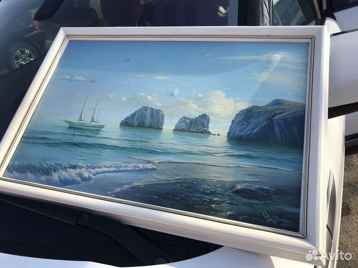 Срочнокартина «Адалары»холст масло « адалары»