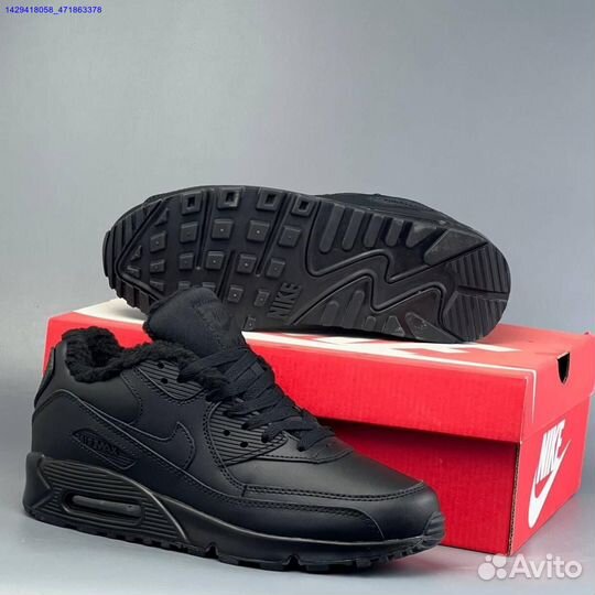 Кроссовки Nike Air Max 90 (с мехом) (Арт.84448)