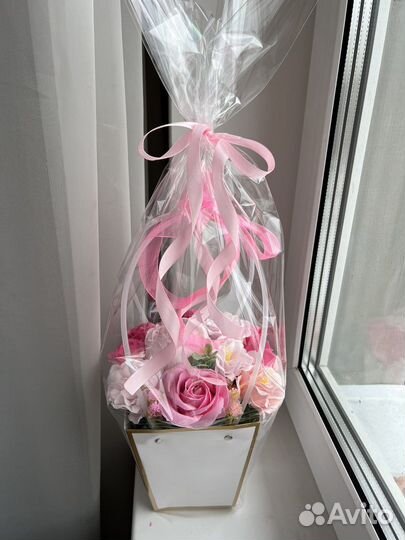 Букеты цветы из мыльных роз в наличии