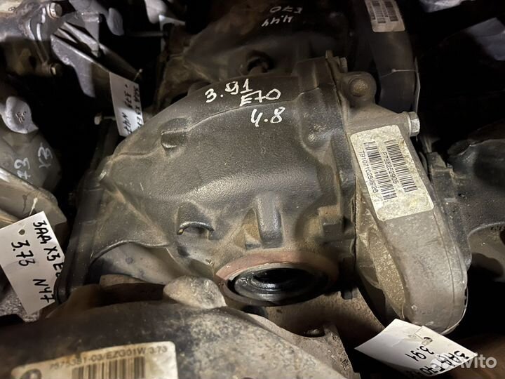 Задний редуктор бмв х5 е70 3.91 4.8