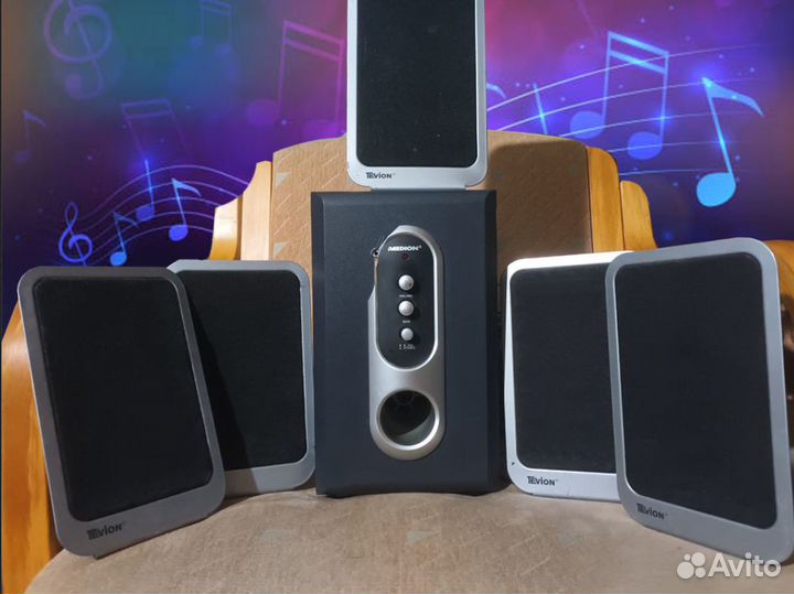 Сабвуфер и колонки