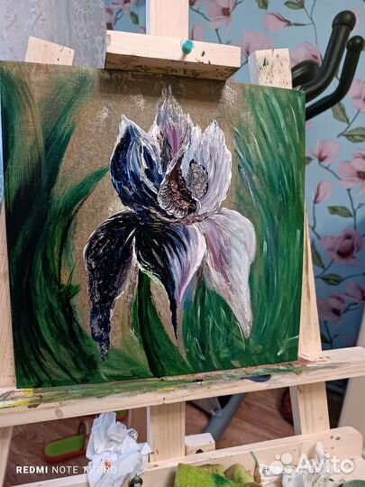 Картина акрилом на холсте