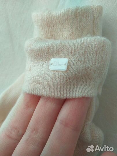 Носочки кашемировые Dior на 0-3 месяца