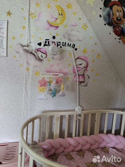 Мобиль из фетра