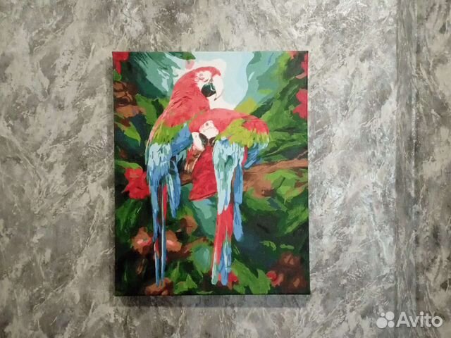 Картины по номерам раскрашенная