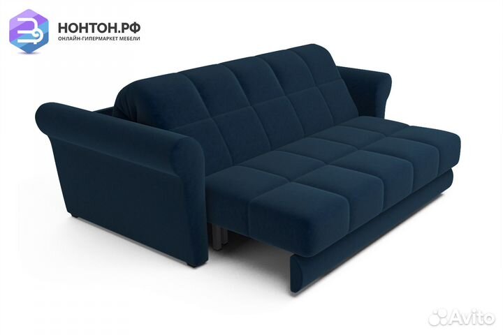 Диван аккордеон Гранд темно-синий