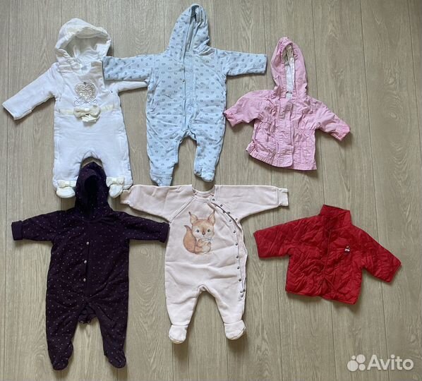Комбинезоны пакетом 62-68
