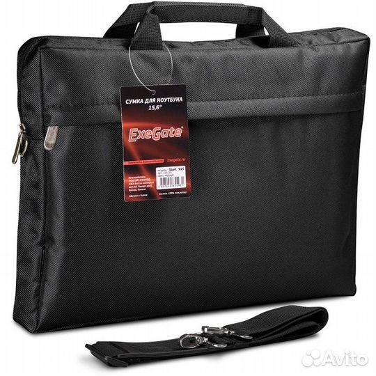 Сумка ExeGate EX205135RUS Start S15 Black, черная