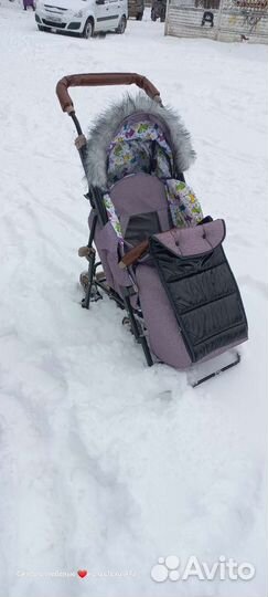 Коляска санки