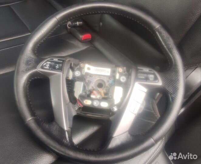 Руль honda кожа
