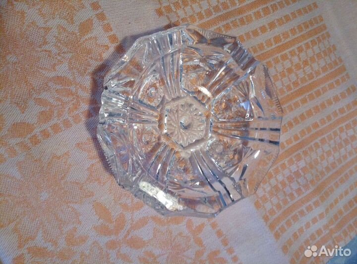 Пепельница хрустальная СССР