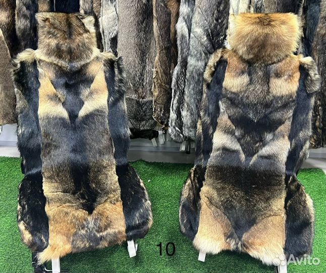 Меховые накидки из натурального волка