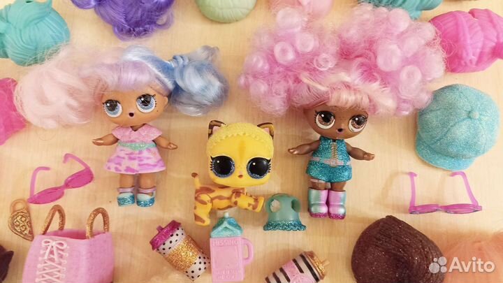 Куколки лол с причëсками (париками) оригинал