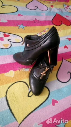 Ботильоны черные