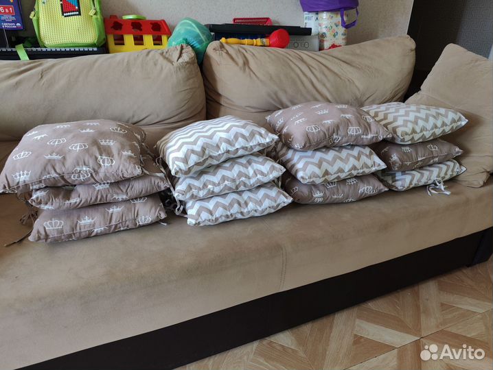 Бортики подушки в детскую кроватку