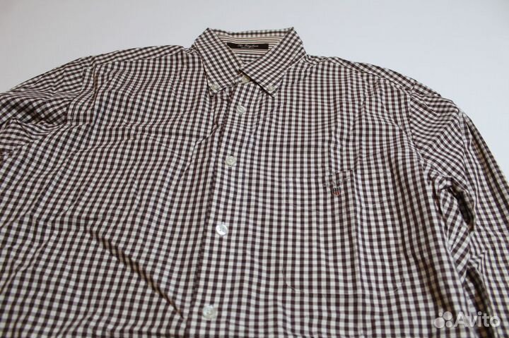 Рубашка Мужская Gant Коричневый (L)