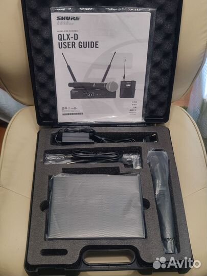 Радиомикрофон Shure Qlxd Beta58 новый в кейсе