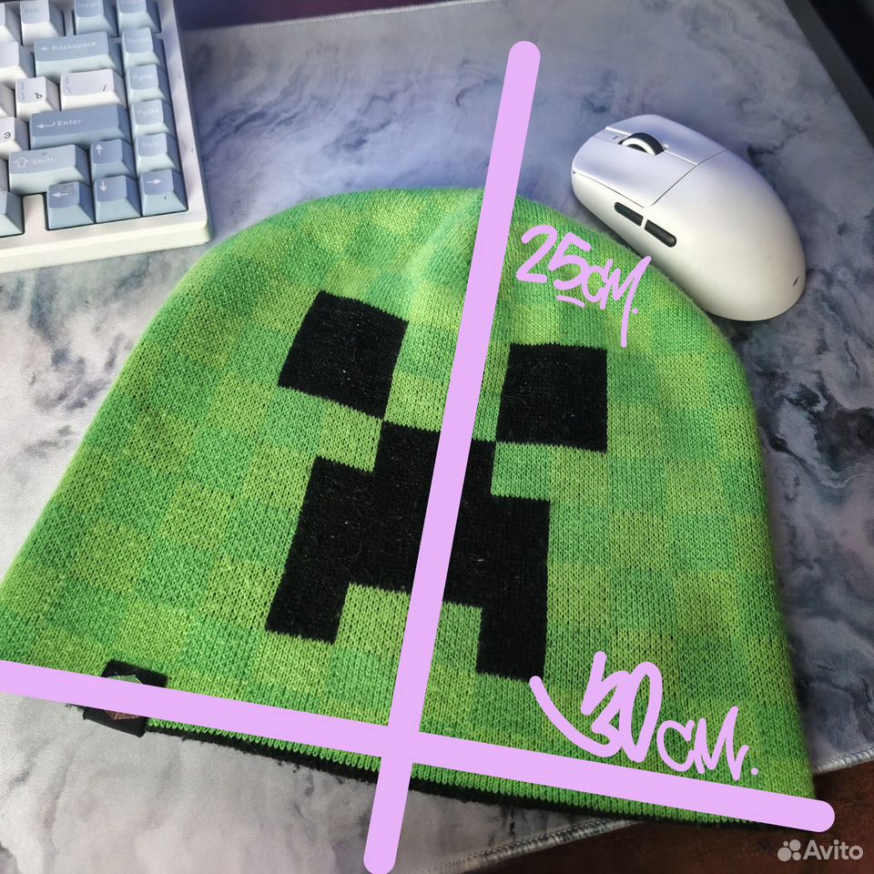 Шапка Minecraft Крипер дрип (Оригинал JNX) купить в Мончегорске по ...