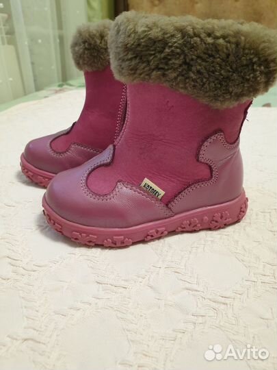 Сапоги зимние для девочки 22 размер