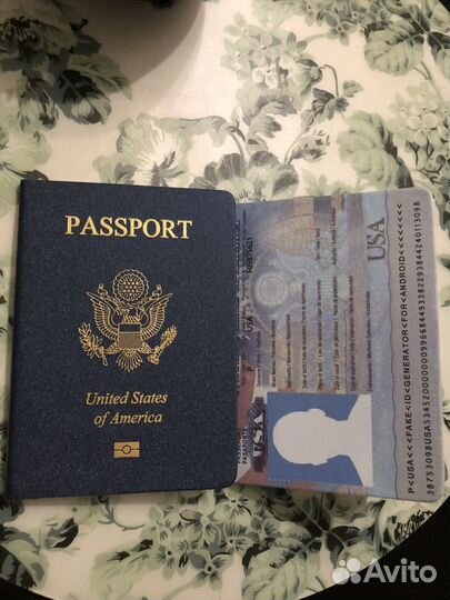 Паспорт блокнот