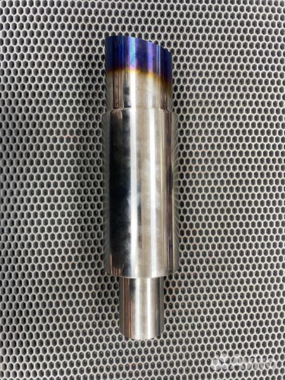 Глушитель прямоточный банка с опалом 60/90мм