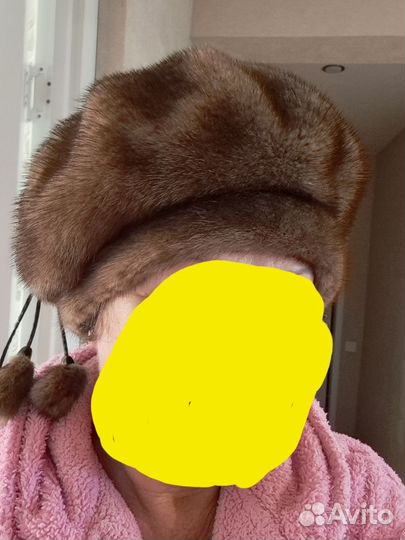 Норковый мягкий берет