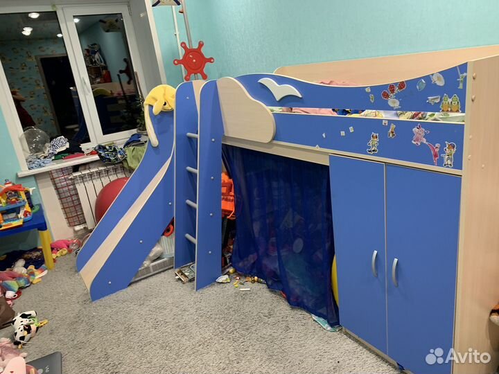 Детская кровать чердак