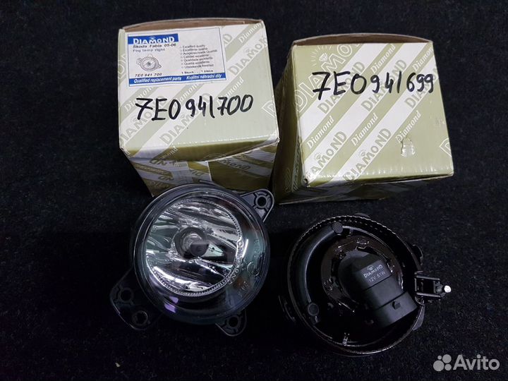 Фара Противотуманная vw Т5 skoda fabia